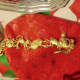 A cat themed bracelet for a cat lover.