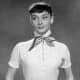 Audrey Hepburn in Roman Holiday, 1953 (public domain).