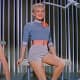  Marilyn Monroe, Betty Grable and Lauren Bacall in the trailer for the film How to Marry a Millionaire, 1953.