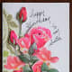 floral birthday card for sister