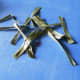 7. Cut the green straw to about 1-inch long