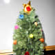 3. Mini Christmas tree decorated with beads