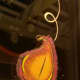 Browns and yellow fall leaf shape