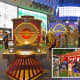 The Ion Orchard Express during Christmas 2017. Shoppers could hop onto this locomotive for a festive ride, one that's comes with animations of European countryside scenery.