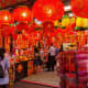 Seas of auspicious red are very common during Chinese New Year in Singapore.