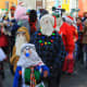 The mummers parade in downtown St. John's, NL