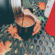 Sipping coffee while walking outside under the colorful canopy is one of my favorite fall pastimes.