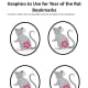 Graphic template for Year of the Rat bookmarks. To print a PDF, click on the link above in this article.