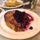 French toast also goes fabulously with blueberry compote on top!