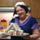 Me with my vegan gingerbread