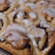 A completed pan of my vegan sweet rolls