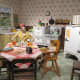 A 1940s kitchen on display at the WWII museum in Wolfboro, New Hampshire.