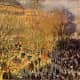 In 1872, Claude Monet painted this depiction of a Parisian Mardi Gras street celebration.