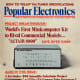 Popular Electronics Announcement