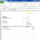 Microsoft Excel Invoice