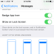 Choose whether new messages show up in the form of a banner, an alert, or not at all.