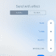 Hold down the blue, upward-pointing arrow on the right side of the message to bring up the Send with Effect screen.