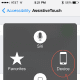 STEP #1 Touching the Floating Button opens this first dark screen. If you want to capture a screenshot, touch the "Device" icon.
