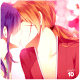 Kenshin and Kaoru kissing
