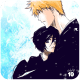 Ichigo and Rukia hugging