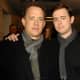 Tom Hanks (left) with son Colin.