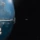 The incredible Yorktown space station in Star Trek Beyond. Compare its size to the blip that is the USS Enterprise.
