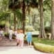 Walking onto the grounds at Silver Springs, Florida