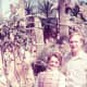My husband and mother-in-law in the Arid Dome many years ago when we visited Mitchell Park.