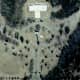 Oklahoma Castles: Overall view of the Wentz Castle Complex as seen from satellite. Images courtesy of Google.