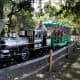 Ride the train through Irvine Park.