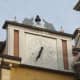 Peschiera's town clock is chimed by two eagles striking a bell with their beaks.