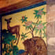 Mosaic tile work inside of Timberline Lodge 