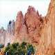 Note the bird in the Garden of the Gods city park in Colorado Springs.