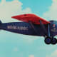 The Woolaroc Plane in Flight