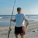 Hubby showing off his catch near Oregon Inlet.
