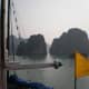 View of Halong Bay from the Boat's Deck.