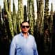 My hubby at the Desert Botanical Garden