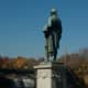 Alexander Hamilton statue, facing the Great Falls (Franklin Simmons 1905).