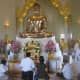 Inside one of the many beautiful temples