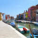 The colors of the island of Burano, Venice