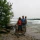 The last of the Three Sisters Islands allows visitors to watch the Niagara River roar past.