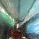 Tunnel walkway under the aquarium