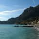 The pebble beach at Marina del Cantone