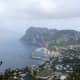View of Capri's harbour from the lookout point on Anacapri