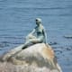 Girl in a wetsuit sculpture