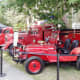 A fire truck from the past