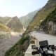Panoramic view of Hindustan Tibet Road along the Sutlej River