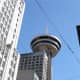 The Harbour Centre has a revolving restaurant. It also offers an attraction called the Vancouver Lookout.