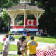 The bandstand on Canada Day