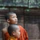 Young monks in the temple